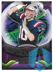 Mac Jones 2021 Panini Contenders Supernatural Rookie #SN-MJO Patriots